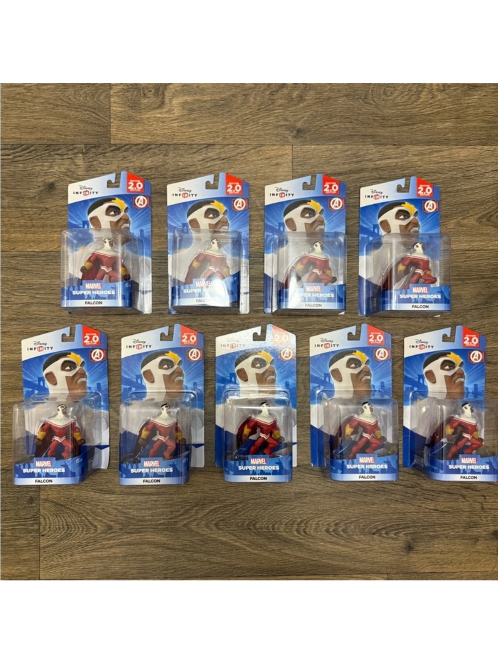 NEW In Box NINE ITEM LOT Disney Infinity: Falcon Figure Marvel Super Heroes 2.0